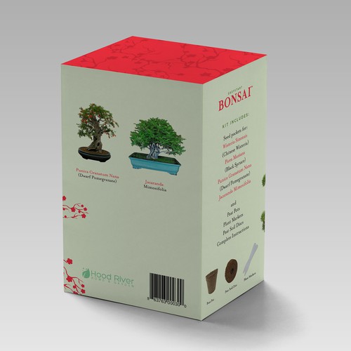 Design Box for a Bonsai Tree Starter Kit Design by Luko