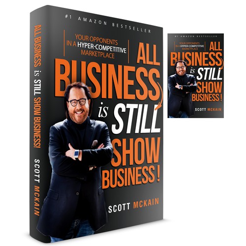 "ALL Business is STILL Show Business!" book cover -- to show the world! Design by libzyyy