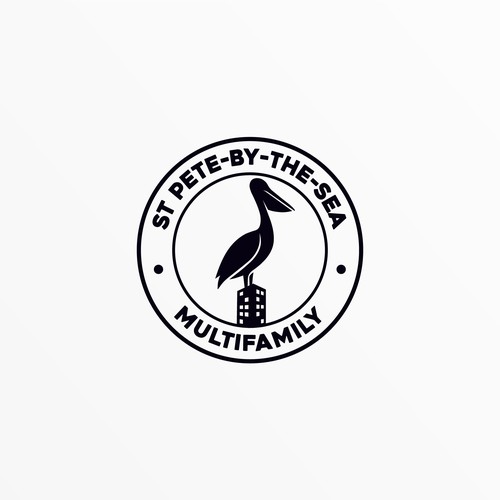 Sophisticated Florida Pelican Logo Design by SilverD™