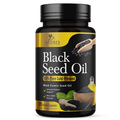 Designs | Natural Black Seed Oil Design Needed for Nature's Nutrition ...