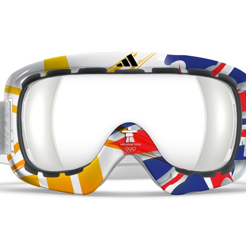 Design adidas goggles for Winter Olympics Design by Midi Adhi