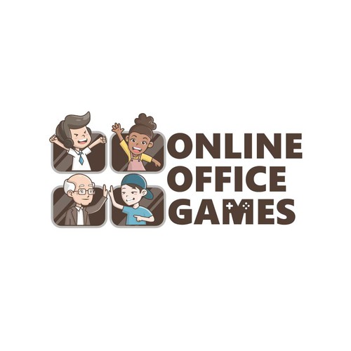 Logo for Online Office Games by teambuilding.com -- an event loved by Apple, Google, NASA and more. Design by dadan_pm