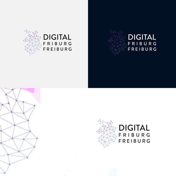 Design by asrulD titled "Logo for Digital Fribourg Freiburg"