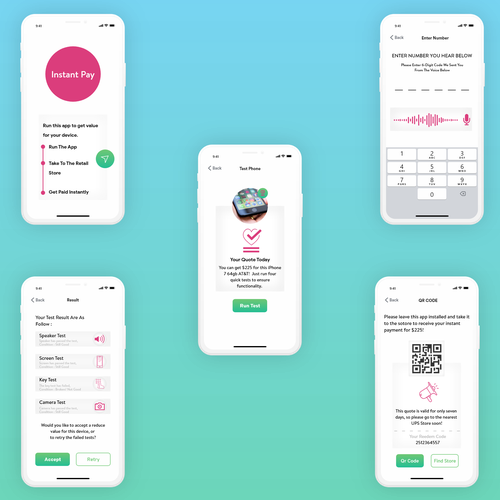 Instant Pay App | contest di Design per app