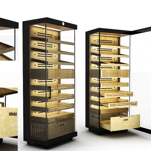 Exclusive Cigar Humidor Cabinet Design