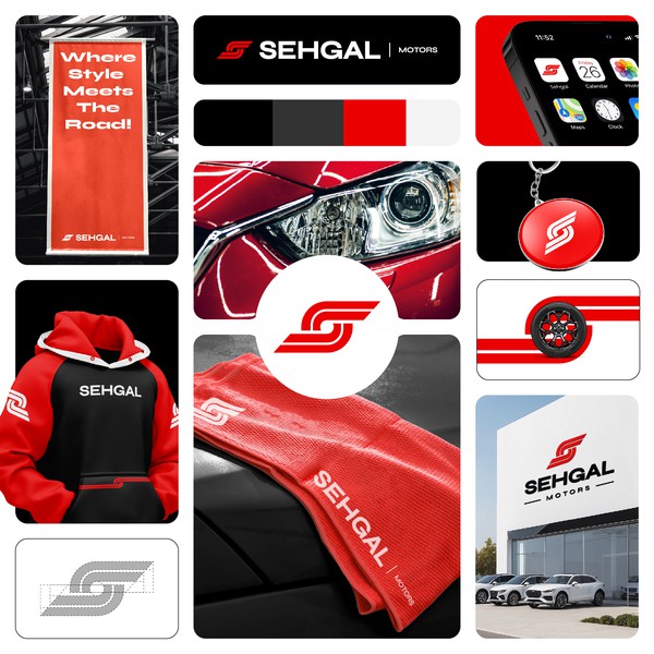 Sehgal Motors Brand Identity.