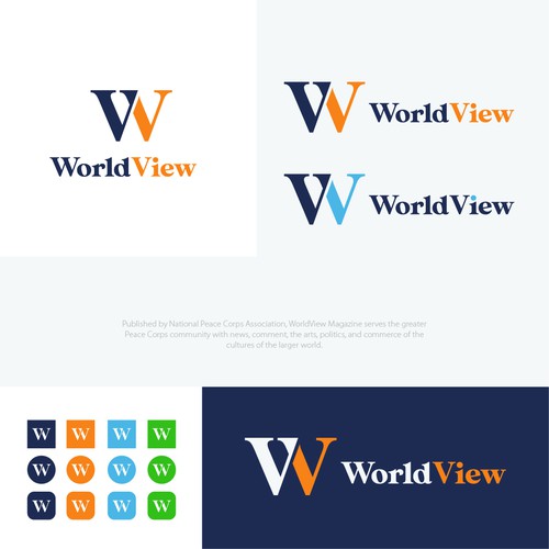 WorldView Magazine Logo Design by ilgo_std