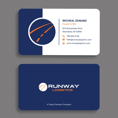 Design di Runway Logistics Business Card di moshiur008
