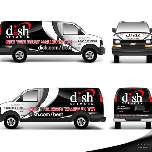 V&S 002 ~ REDESIGN THE DISH NETWORK INSTALLATION FLEET Design por artisticperson.com