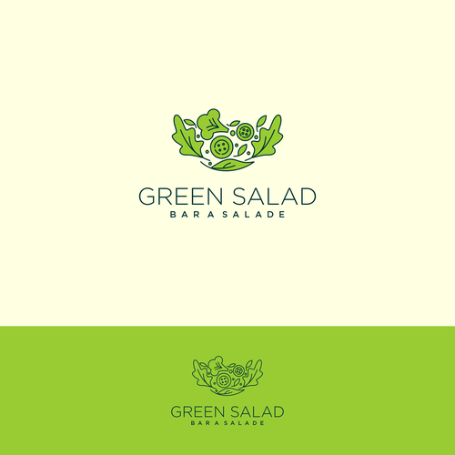 GREEN SALAD need his logo Design by pandaman_