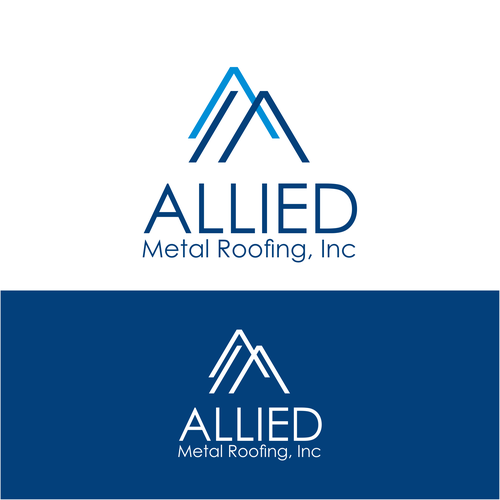 Allied Metal  Roofing logo Design by JuaraLogo™