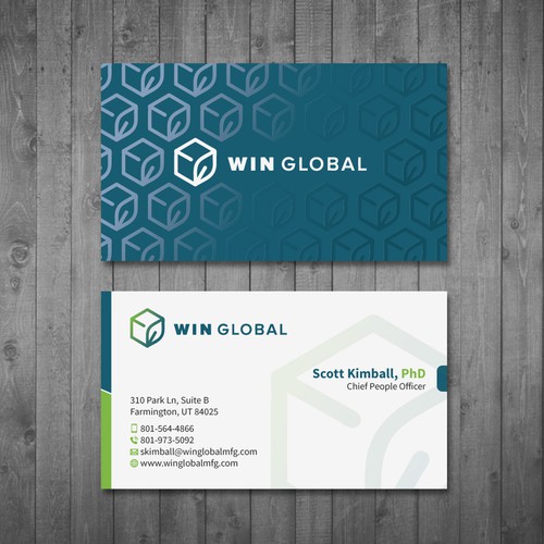 WIN Global Business Card Design Design by Tcmenk