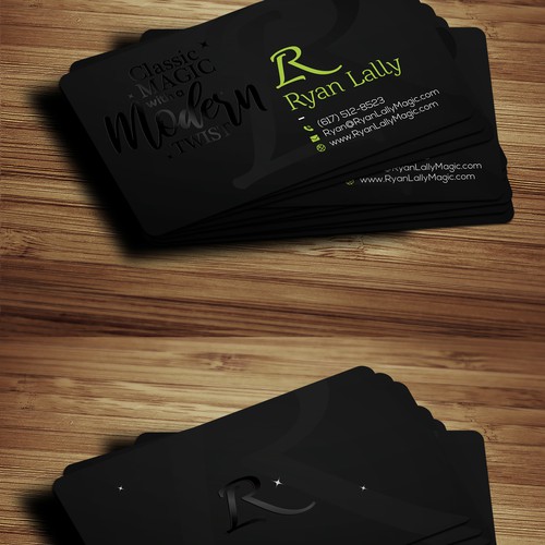 Design a magician's business card Design by (VEER)