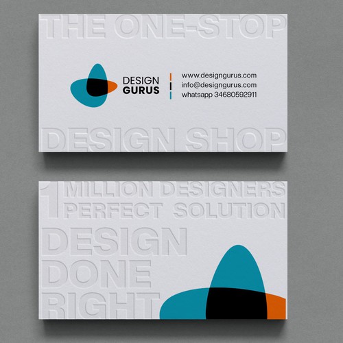 Xclusive16さんのBusiness Card for DesignGurus.comデザイン