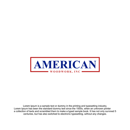 American Woodwork news a new logo Diseño de muhammad_