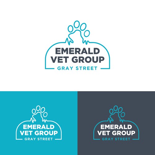 Emerald Vet Group Logo Design by reiffal®