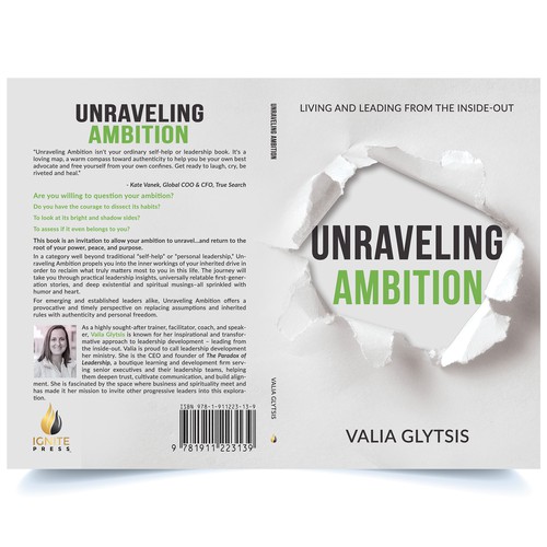 Create a cover for a book about leadership and unraveling your ambition! Design by AS Cover Arts