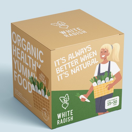 Design di WHITE RADISH-meal prep box di helios [AdiBaskhara]