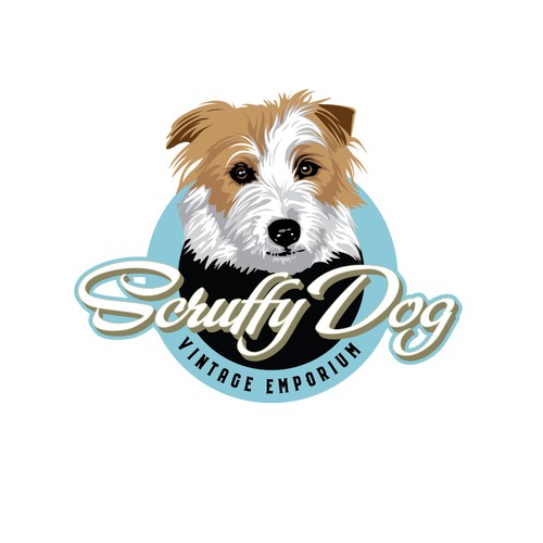 Designs | Scruffy Dog Vintage | Logo design contest