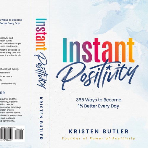 Design Powerful Book Cover for HUGE BRAND, Power of Positivity Design by OneDesigns