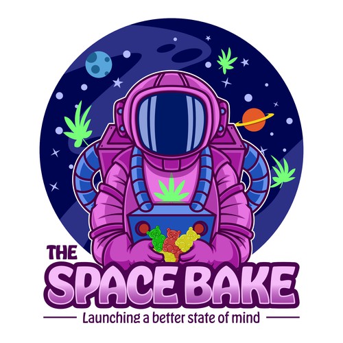 The Space Bake, Exploring different worlds in your mind. Lets Gooooo! Design by CMWDesign