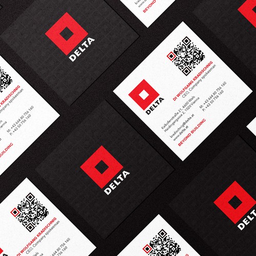 Diseño de DELTA Business Card Relaunch de PNX Graphics