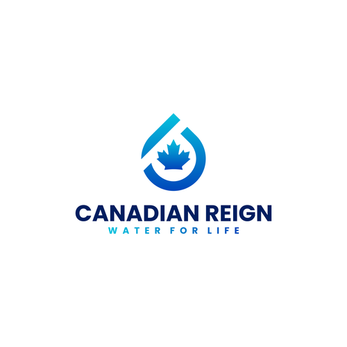 Logo design for a Canadian Canned Water Réalisé par Direwolf Design