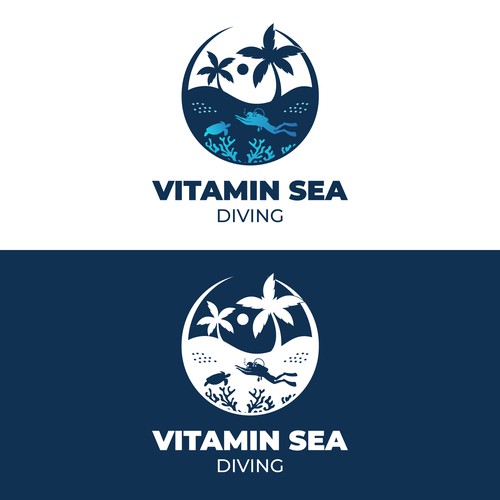 We need a powerful new logo and brand kit for a fun scuba shop Design by mxvect