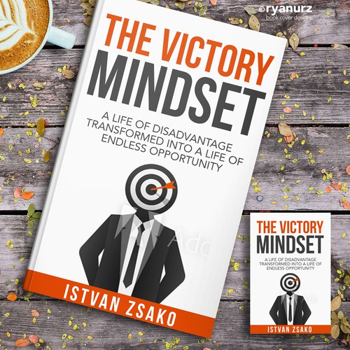 Design a powerful "Victory Mindset" book cover [no boring designers allowed!] Design by ryanurz