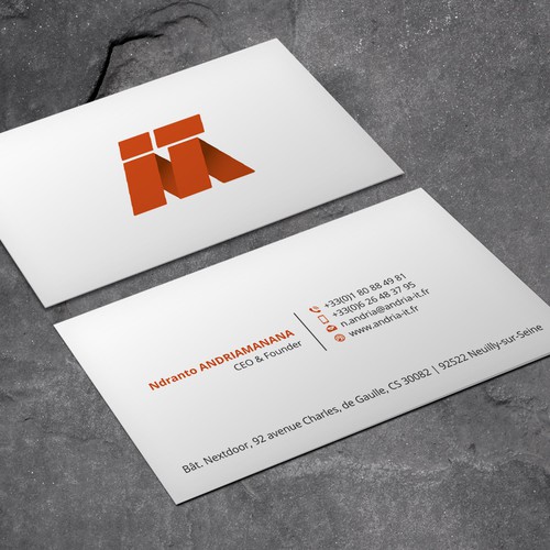 Proposta di design per un contest della categoria Biglietto da visita realizzata da Xclusive16