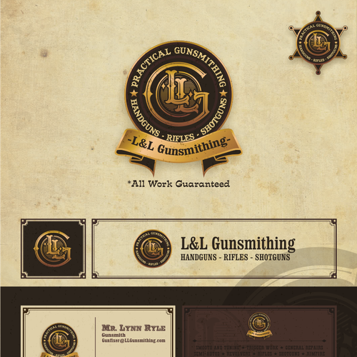 Gunsmith needs New Logo & Business Card Design Design by BRGHT✦