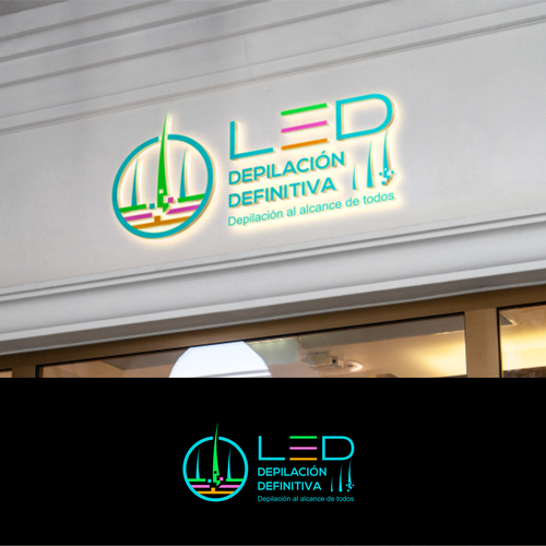 Diseño y Logo para Empresa de Depilación Definitiva Design by Elesense