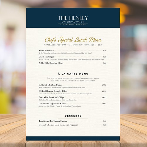 Elegant Bistro Menus Design by ⭐@xridder Studio™⭐