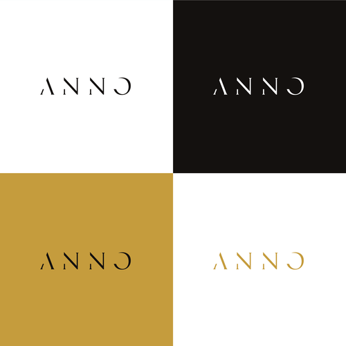 Design Craft a Unique Wordmark and Monogram for ANNO's Luxury Evening Wear di Ruff