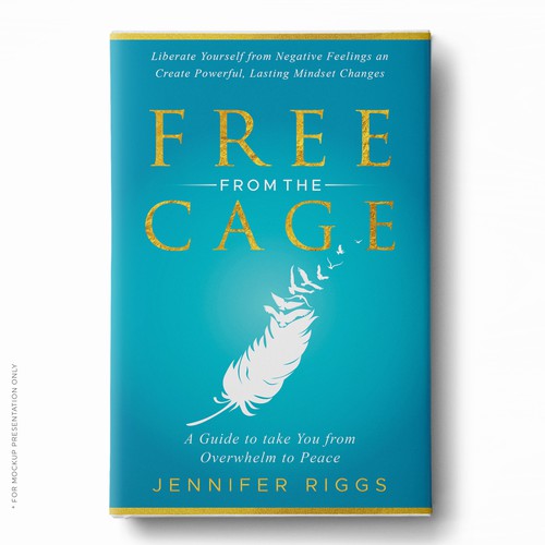 Free From the Cage book cover--Self help/emotional freedom Design by Klassic Designs