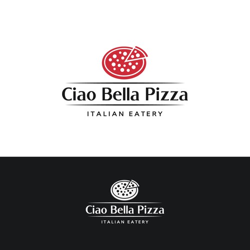 Ciao Bella Pizza Logo Design by desi9nart