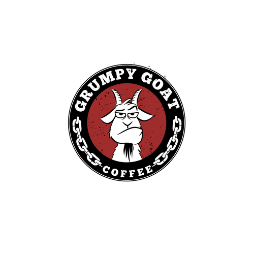 Grumpy Goat Coffee Shop, fun, modern, and powerful Design by zliki@