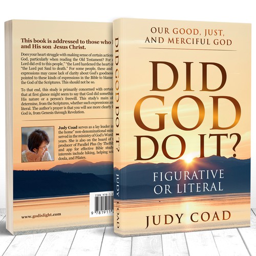 Design book cover and e-book cover  for book showing the goodness of God Design by ryanurz