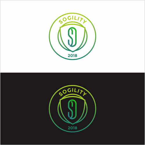 Football Crest Design for Sogility Design by zarzar