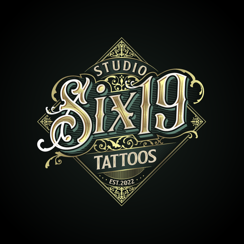 Vintage Tattoo Shop Logo Diseño de Nikola Pantić