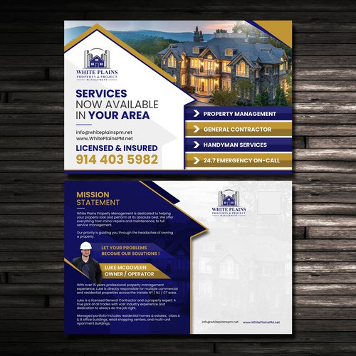 Postcard, flyer or print contest entry by Creative AAA