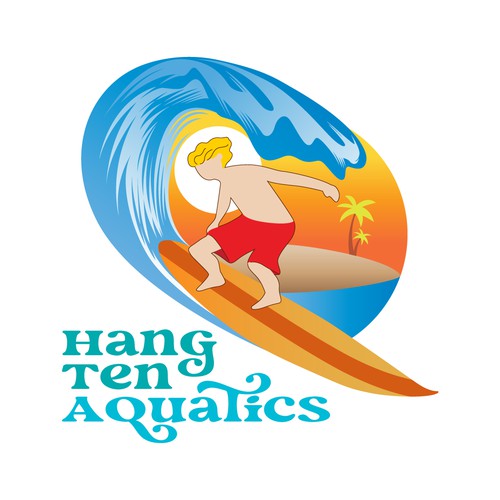 Hang Ten Aquatics . Motorized Surfboards YOUTHFUL Ontwerp door sripur