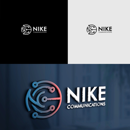 Nike Communications Logo Contest Design by OeisDesign