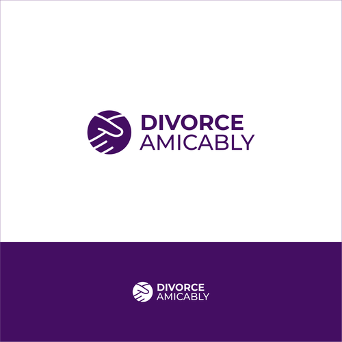 Logo for a new, healthy way for reasonable people to divorce Design by begaenk