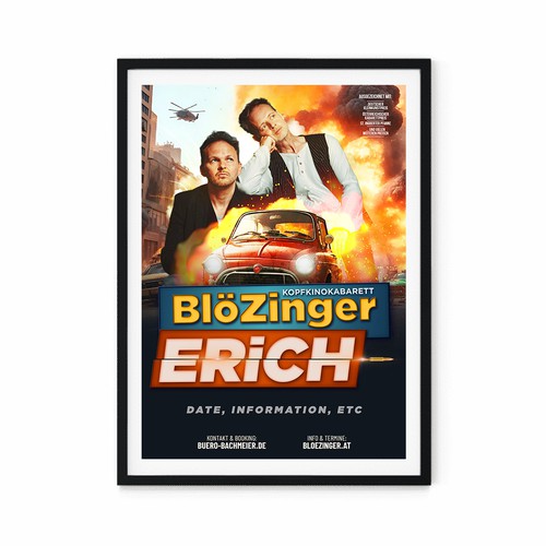 Poster for a comedy show in the style of a movie poster Design by vsardju