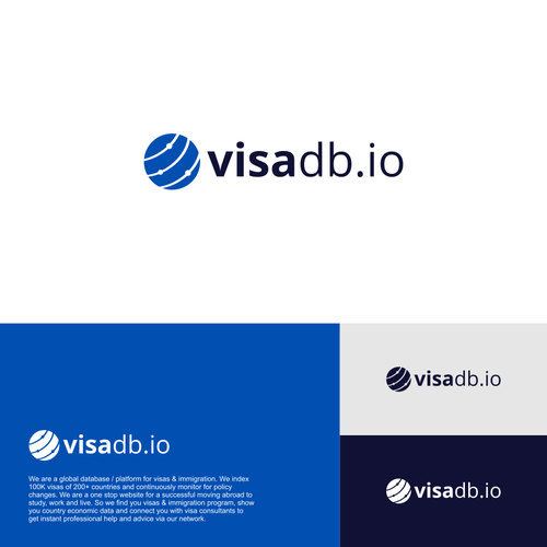 Global visa & immigration platform needs a LOGO. Design von Vanessa Bañares