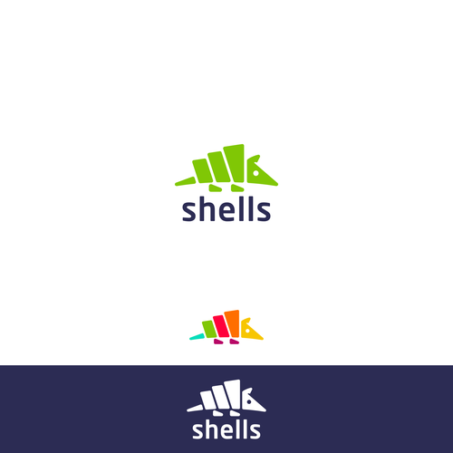 Logo design for UNIX Shell company. Design réalisé par oink! design