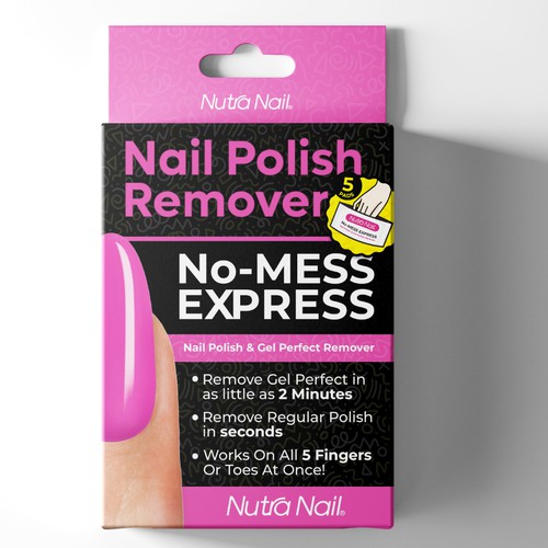 Nutra Nail Gel Remover Design by Seif.