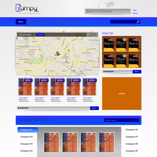 Design di Create the next website design for yumpu.com Webdesign  di Fery W