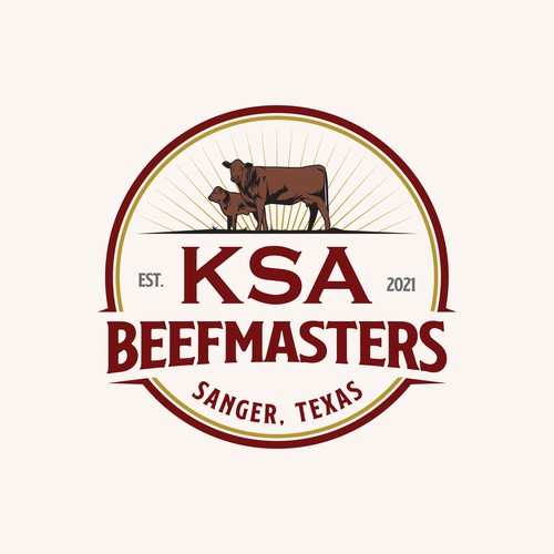 Design a Texas cattle ranch logo for a family owned business Diseño de Nadder